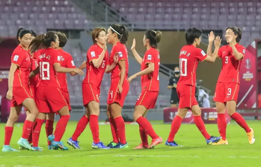中国女足在国际赛场上大放异彩